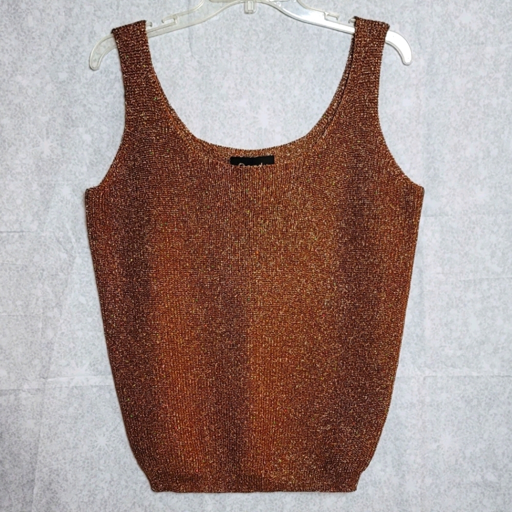 Gardy Metallic Sweater Tank